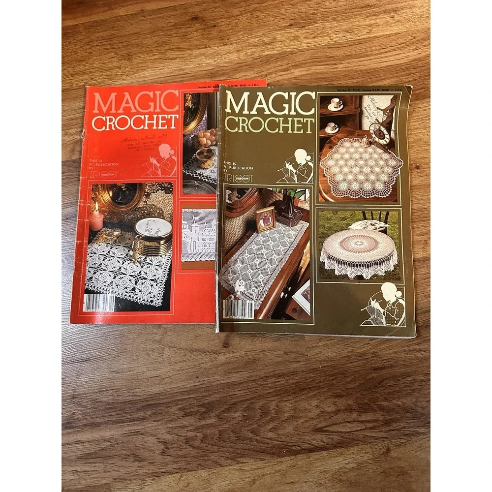 Magic‎ Crochet Magazines - Two Great 1983 Editions - #25 & #26